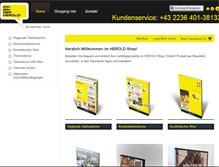 Tablet Screenshot of heroldshop.at